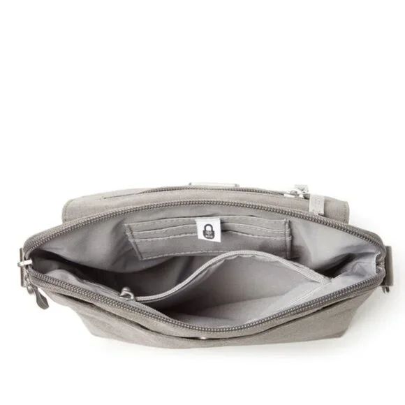 Baggallini Sterling Shimmer Let's Escape Bag/NWT - Picture 4 of 12